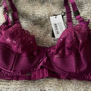 Dita Von Tease Madame X 38DD/F Magenta bra